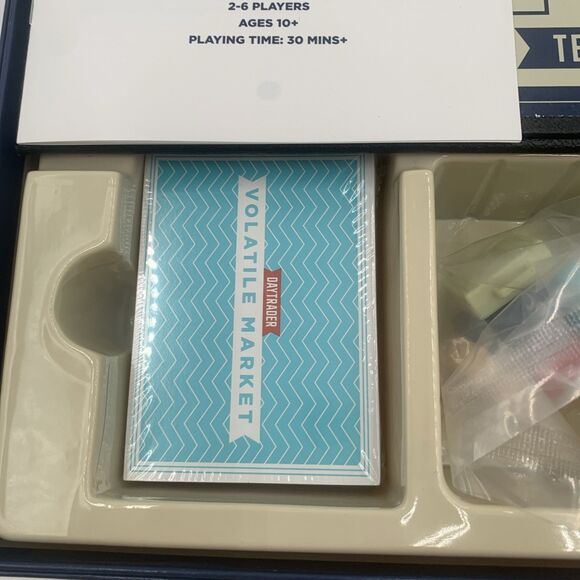 DAYTRADER Strike It Rich A Financial Board Game from Lyon Works New Open Box - Picture 10 of 13